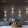 Plafonnier Béton Gris GU10 1 Orbis