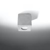 Plafonnier Béton Gris GU10 1 Quad