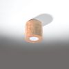 Plafonnier Bois Bois Naturel GU10 1 Orbis