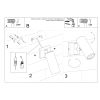 Applique Acier Blanc GU10 1 Direzione