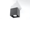 Plafonnier Aluminium Anthracite GU10 1 Quad