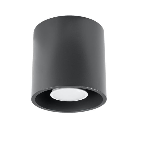 Plafonnier Aluminium Anthracite GU10 1 Orbis