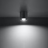 Plafonnier Aluminium Anthracite GU10 1 Orbis