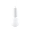 Suspension PVC Blanc E27 1 Diego