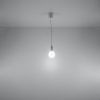 Suspension PVC Blanc E27 1 Diego