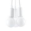 Suspension PVC Blanc E27 3 Diego