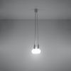 Suspension PVC Blanc E27 3 Diego