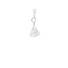 Suspension PVC Blanc E27 5 Diego