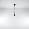 Suspension PVC Noir E27 1 Diego