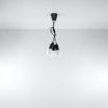 Suspension PVC Noir E27 3 Diego
