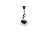 Suspension PVC Noir E27 5 Diego