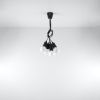 Suspension PVC Noir E27 5 Diego