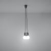 Suspension PVC Gris E27 3 Diego