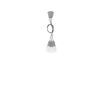 Suspension PVC Gris E27 3 Diego