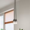Suspension PVC Gris E27 3 Diego