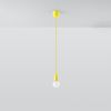 Suspension PVC Jaune E27 1 Diego