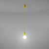 Suspension PVC Jaune E27 1 Diego