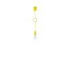 Suspension PVC Jaune E27 1 Diego