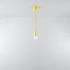 Suspension PVC Jaune E27 1 Diego