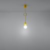Suspension PVC Jaune E27 1 Diego