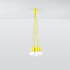 Suspension PVC Jaune E27 5 Diego