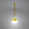 Suspension PVC Jaune E27 5 Diego