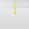 Suspension PVC Jaune E27 5 Diego