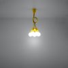 Suspension PVC Jaune E27 5 Diego
