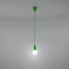 Suspension PVC Vert E27 1 Diego