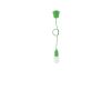 Suspension PVC Vert E27 1 Diego