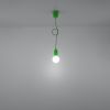 Suspension PVC Vert E27 1 Diego
