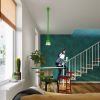 Suspension PVC Vert E27 1 Diego