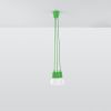 Suspension PVC Vert E27 3 Diego