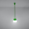 Suspension PVC Vert E27 3 Diego