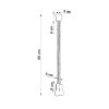 Suspension PVC Vert E27 3 Diego