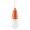 Suspension PVC Orange E27 1 Diego