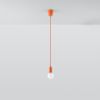Suspension PVC Orange E27 1 Diego