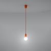 Suspension PVC Orange E27 1 Diego