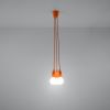 Suspension PVC Orange E27 3 Diego