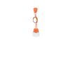 Suspension PVC Orange E27 3 Diego
