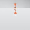 Suspension PVC Orange E27 3 Diego