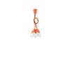 Suspension PVC Orange E27 5 Diego