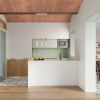Plafonnier Acier Bois Naturel/Blanc GU10 1 Pablo