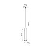 Suspension Bois Bois Naturel GU10 1 Lino