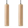 Suspension Bois Bois Naturel GU10 2 Lino Line