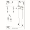 Suspension Bois Bois Naturel GU10 2 Lino Line