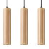 Suspension Bois Bois Naturel GU10 3 Lino Line