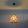 Suspension Bois Bois Naturel E27 1 Aprilla
