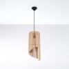 Suspension Bois Bois Naturel E27 1 Alexia