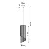 Suspension Bois Bois Naturel E27 1 Alexia